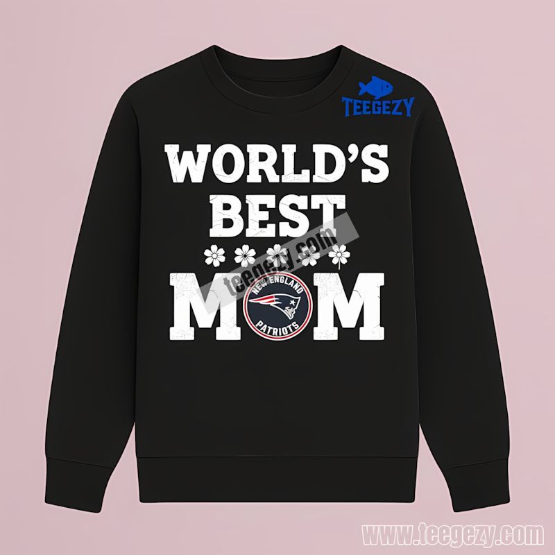 Worlds Best Mom Graphic New England Patriots Custom Long Sleeve Worlds Best Mom Graphic New England Patriots Custom Long Sleeve