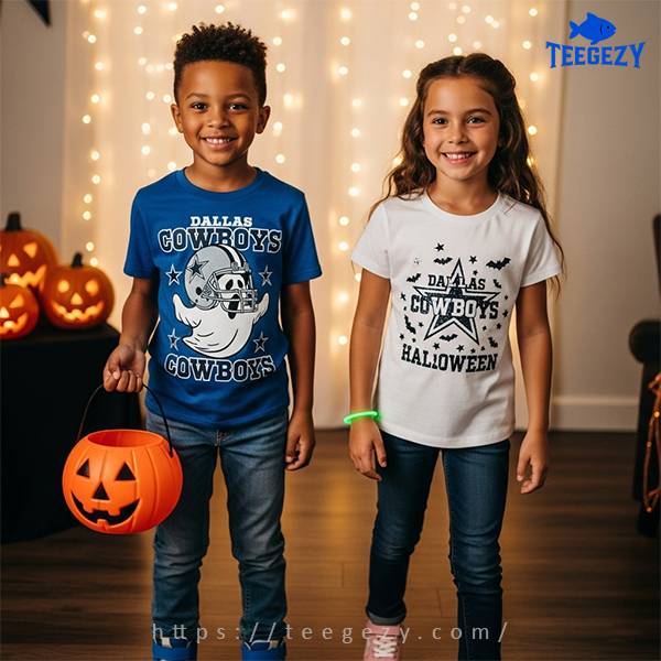 Dallas Cowboys Halloween Shirts Styled at Party Teegezy Dallas Cowboys Halloween Shirts Styled at Party Teegezy