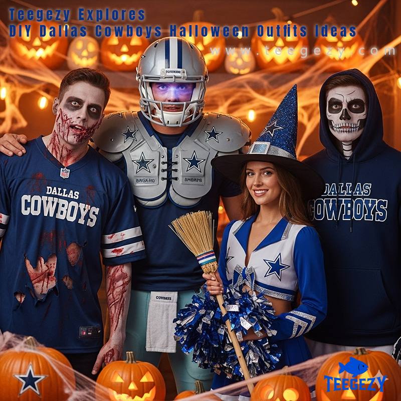 Teegezy Explores DIY Dallas Cowboys Halloween Outfits Ideas