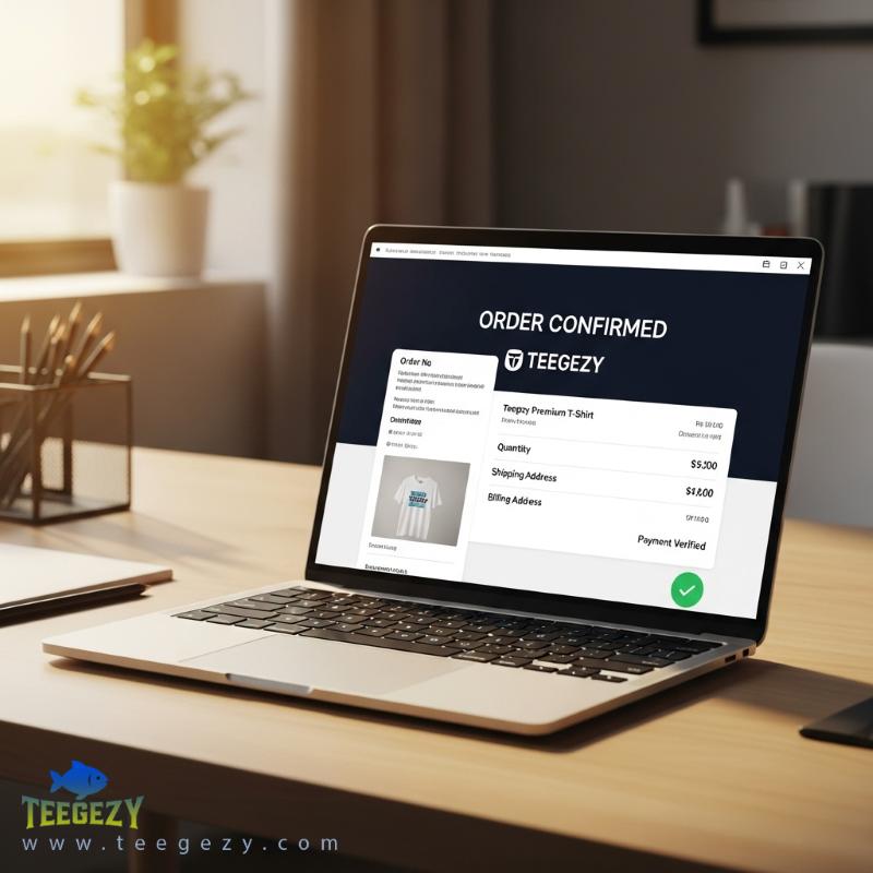 Teegezy Packaging and Shipping Order Confirmation Process Teegezy Packaging and Shipping Order Confirmation Process