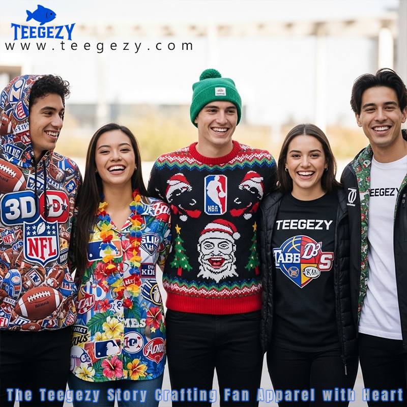 The Teegezy Story Crafting Fan Apparel with Heart