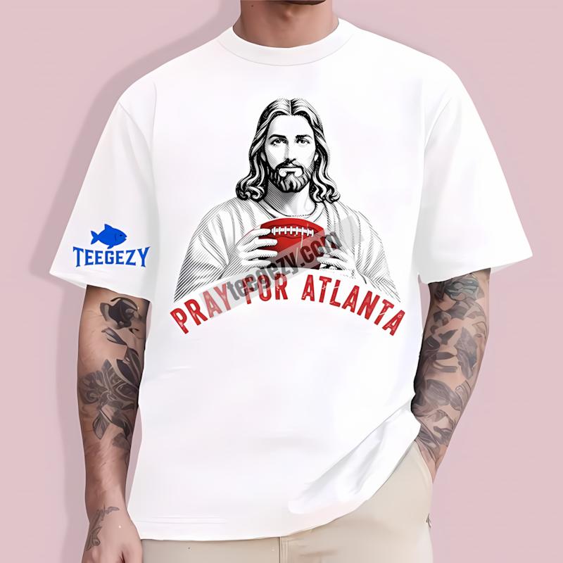 Atlanta Falcons Jesus Football Retro T-Shirt Atlanta Falcons Jesus Football Retro T-Shirt