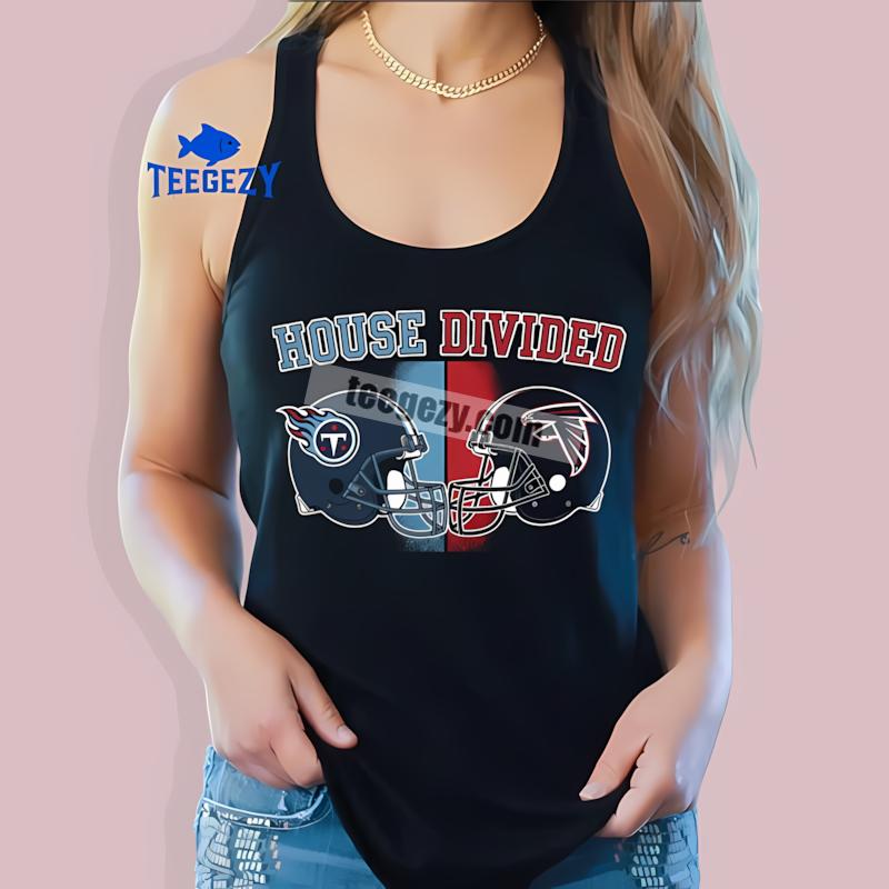 Atlanta Falcons Vs Tennessee Titans House Divided Tanktop Atlanta Falcons Vs Tennessee Titans House Divided Tanktop