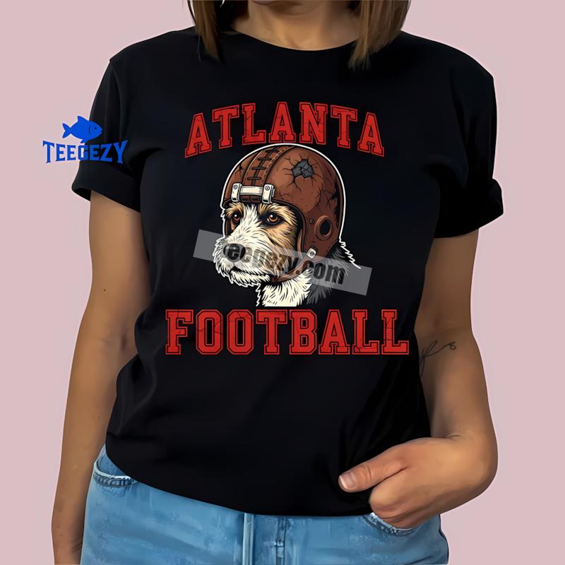 Atlanta Football Retro Dog Mascot Tee