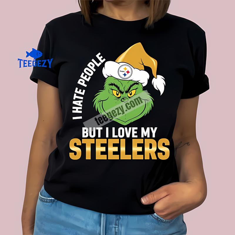 Christmas Grinch Pittsburgh ST-Shirtlers Hate People But Love Shirt Christmas Grinch Pittsburgh ST-Shirtlers Hate People But Love Shirt