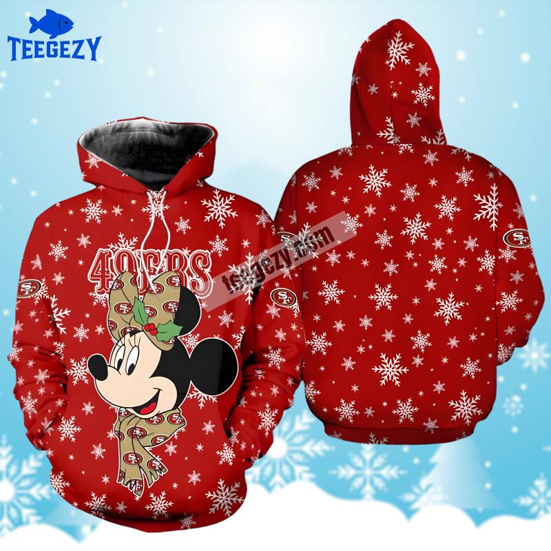 Christmas Reindeer Kansas City Chiefs Pullover 3D Hoodie White Red