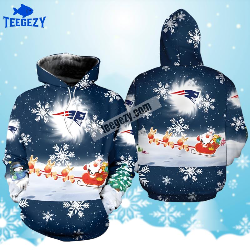 Christmas Tree Houston Texans Pullover 3D Hoodie Blue
