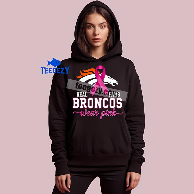 Denver Broncos Breast Cancer Awareness Fans Pink Hoodie Denver Broncos Breast Cancer Awareness Fans Pink Hoodie