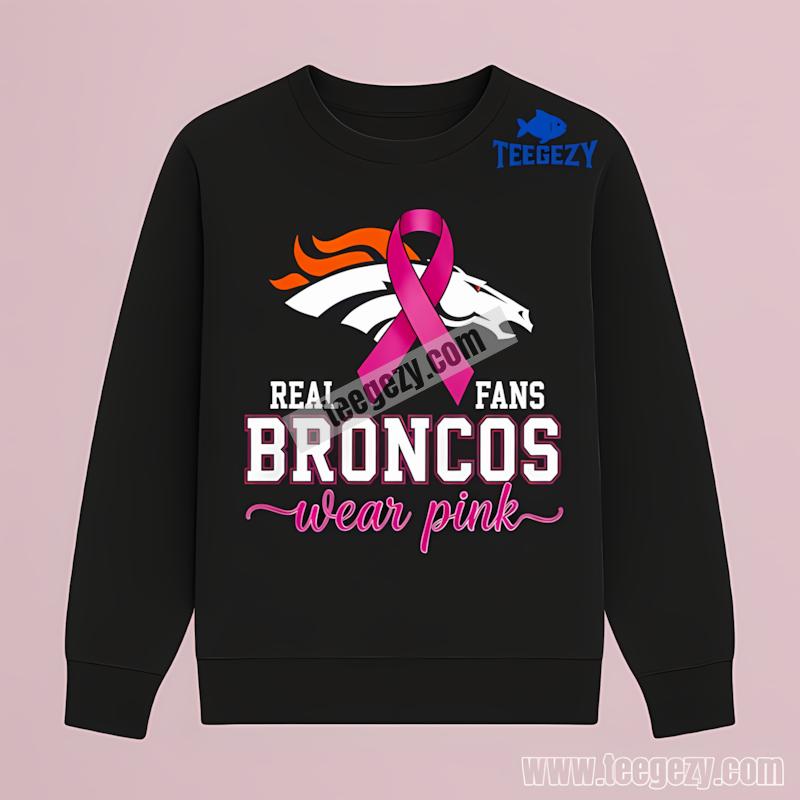 Denver Broncos Breast Cancer Awareness Fans Pink Long Sleeve Denver Broncos Breast Cancer Awareness Fans Pink Long Sleeve
