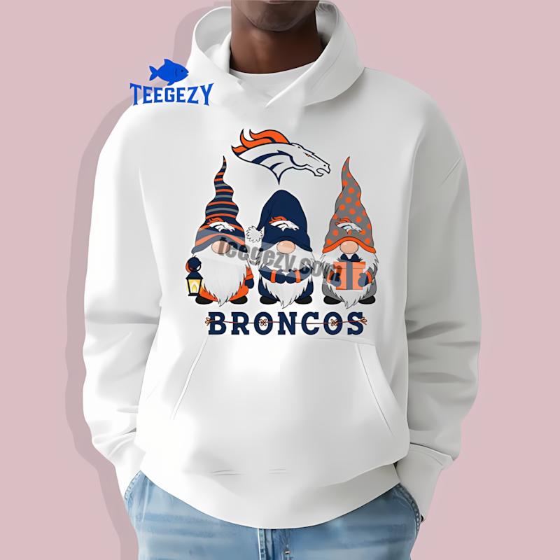 Denver Broncos Christmas Gnomes Personalized Hoodie Denver Broncos Christmas Gnomes Personalized Hoodie