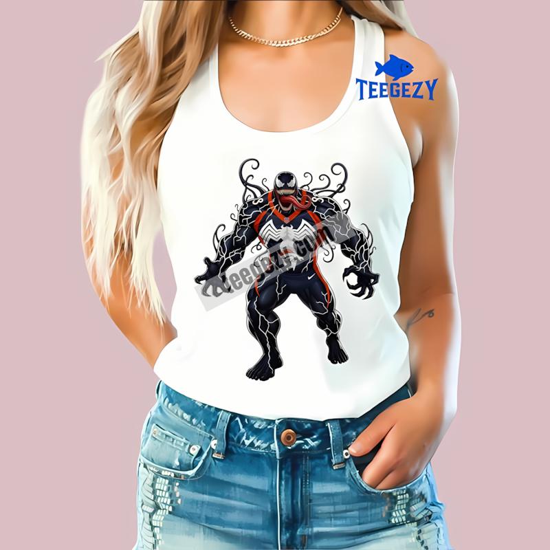 Denver Broncos Halloween Venom Graphic Tanktop Denver Broncos Halloween Venom Graphic Tanktop