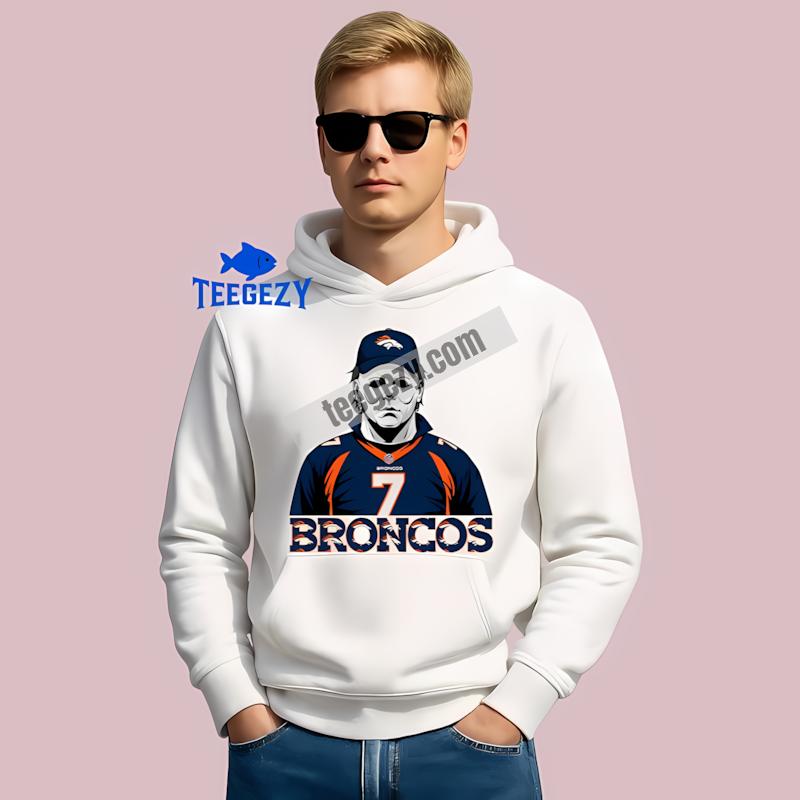 Denver Broncos Michael Myers Spooky Graphic Hoodie Denver Broncos Michael Myers Spooky Graphic Hoodie