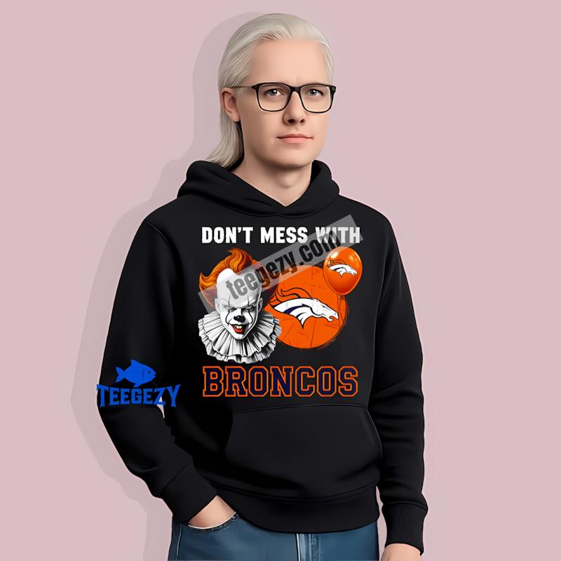 Denver Broncos Pennywise Halloween Regular Hoodie Denver Broncos Pennywise Halloween Regular Hoodie