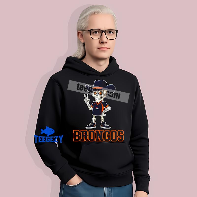 Denver Broncos Skeleton Cowboy Fashion Hoodie Denver Broncos Skeleton Cowboy Fashion Hoodie