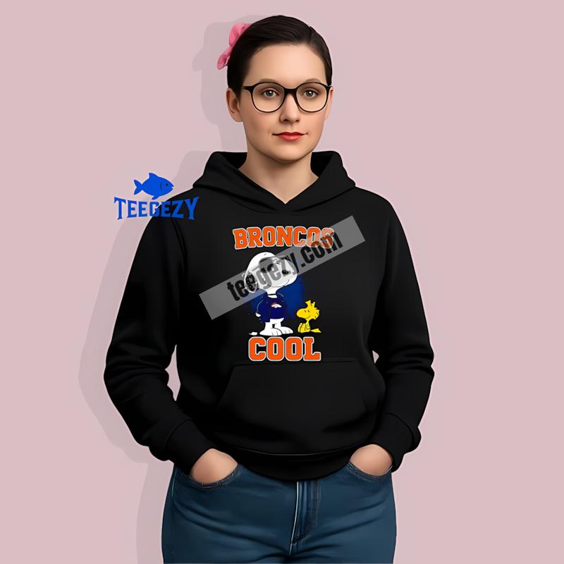 Denver Broncos Snoopy Cool Printed Hoodie Denver Broncos Snoopy Cool Printed Hoodie