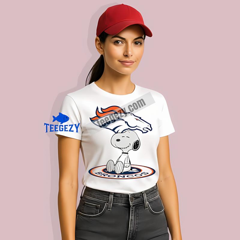 Denver Broncos Snoopy Tattoo Logo On Arm All Day T-Shirt Denver Broncos Snoopy Tattoo Logo On Arm All Day T-Shirt