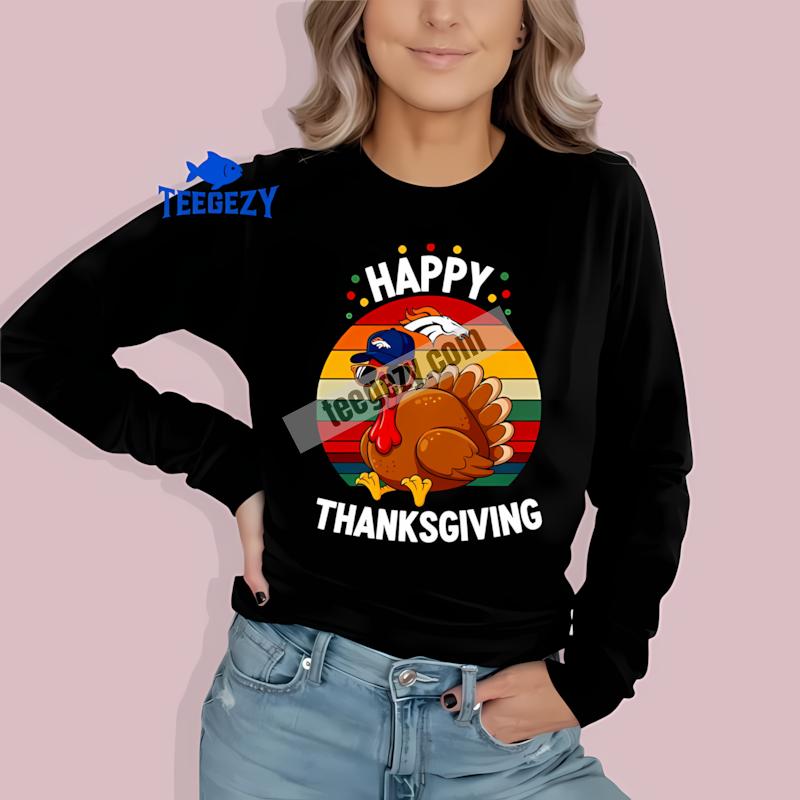 Denver Broncos Thanksgiving Turkey Dri Fit Long Sleeve Denver Broncos Thanksgiving Turkey Dri Fit Long Sleeve