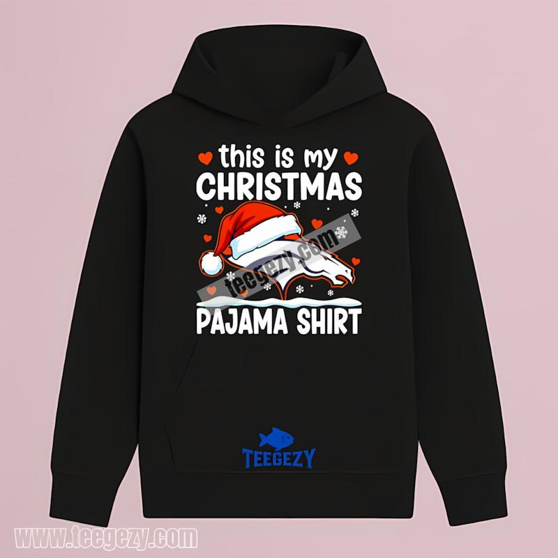 Denver Broncos This Is My Christmas Pajama Mens Graphic Hoodie Denver Broncos This Is My Christmas Pajama Mens Graphic Hoodie