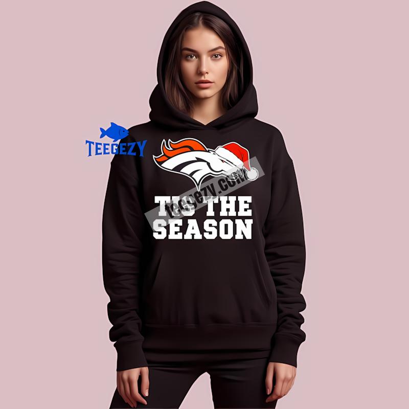 Denver Broncos Tis The Season Christmas Mens Graphic Hoodie Denver Broncos Tis The Season Christmas Mens Graphic Hoodie