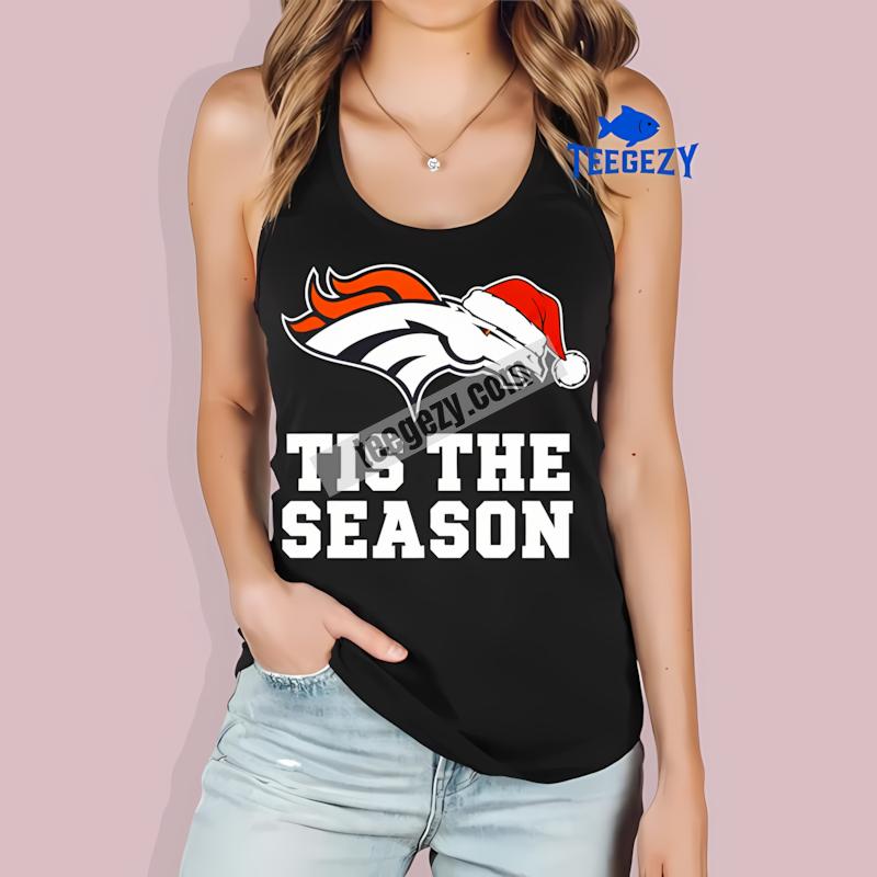 Denver Broncos Tis The Season Christmas Mens Graphic Tanktop Denver Broncos Tis The Season Christmas Mens Graphic Tanktop