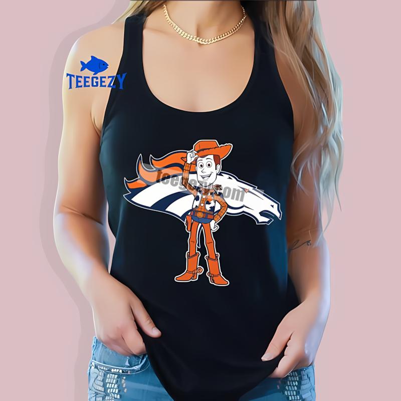 Denver Broncos Woody Toy Story Trendy Tanktop Denver Broncos Woody Toy Story Trendy Tanktop
