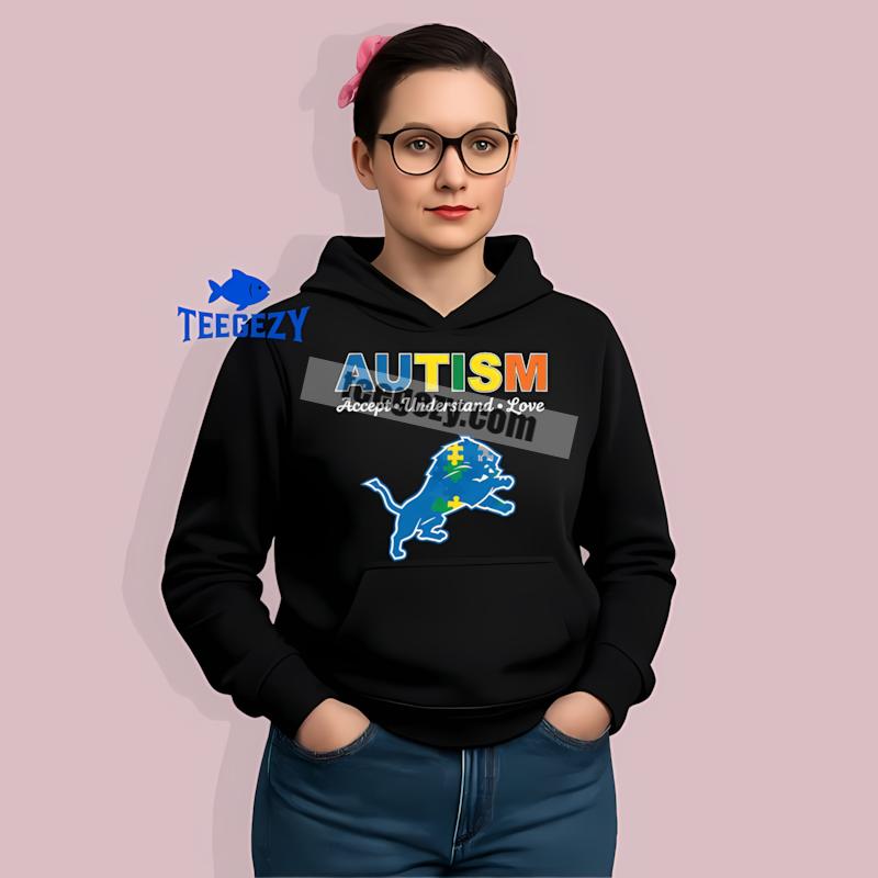 Detroit Lions Autism Awareness Accept Understand Love Vintage Hoodie Detroit Lions Autism Awareness Accept Understand Love Vintage Hoodie