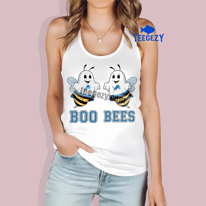 Detroit Lions Boo Bees Halloween Mens Tanktop Detroit Lions Boo Bees Halloween Mens Tanktop