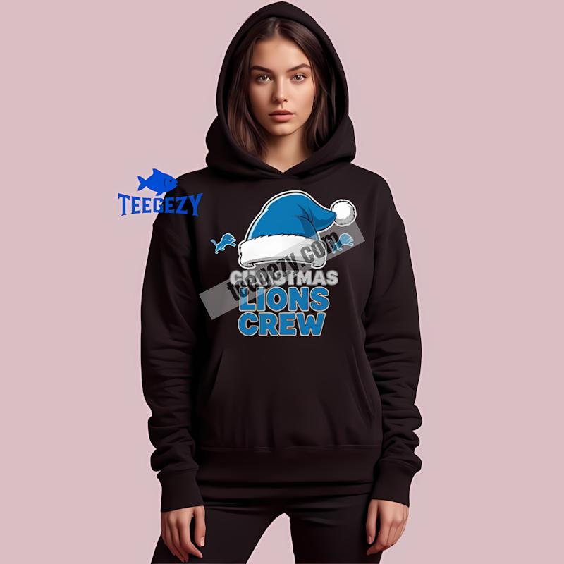 Detroit Lions Christmas Lions Crew Soft Hoodie Detroit Lions Christmas Lions Crew Soft Hoodie