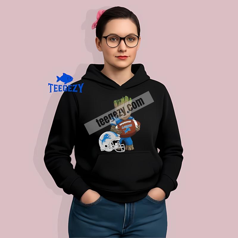 Detroit Lions Groot Football Custom Hoodie Detroit Lions Groot Football Custom Hoodie