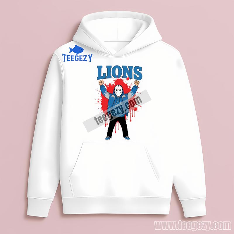 Detroit Lions Jason Voorhees Victory Halloween Hoodie Detroit Lions Jason Voorhees Victory Halloween Hoodie