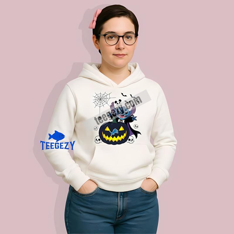Detroit Lions Stitch Witch Halloween Retro Hoodie Detroit Lions Stitch Witch Halloween Retro Hoodie