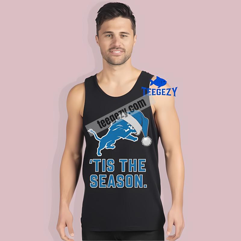 Detroit Lions Tis The Season Christmas Regular Tanktop Detroit Lions Tis The Season Christmas Regular Tanktop