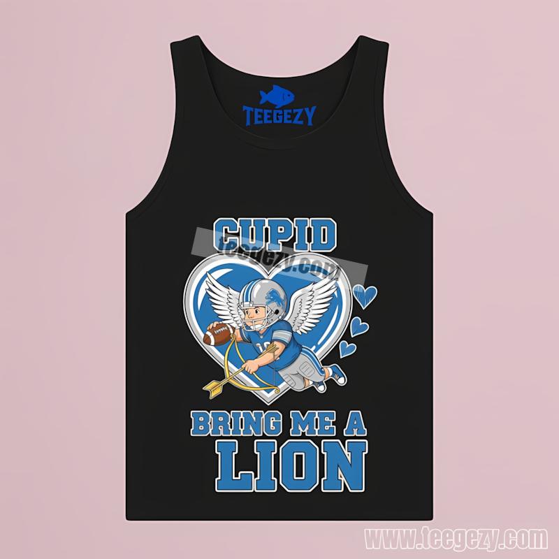 Detroit Lions Valentines Cupid Bring Me A Cardinal Mens Tanktop Detroit Lions Valentines Cupid Bring Me A Cardinal Mens Tanktop