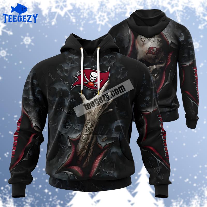 Devils Hand Tampa Bay Buccaneers Black Printed 3D Hoodie Devils Hand Tampa Bay Buccaneers Black Printed 3D Hoodie