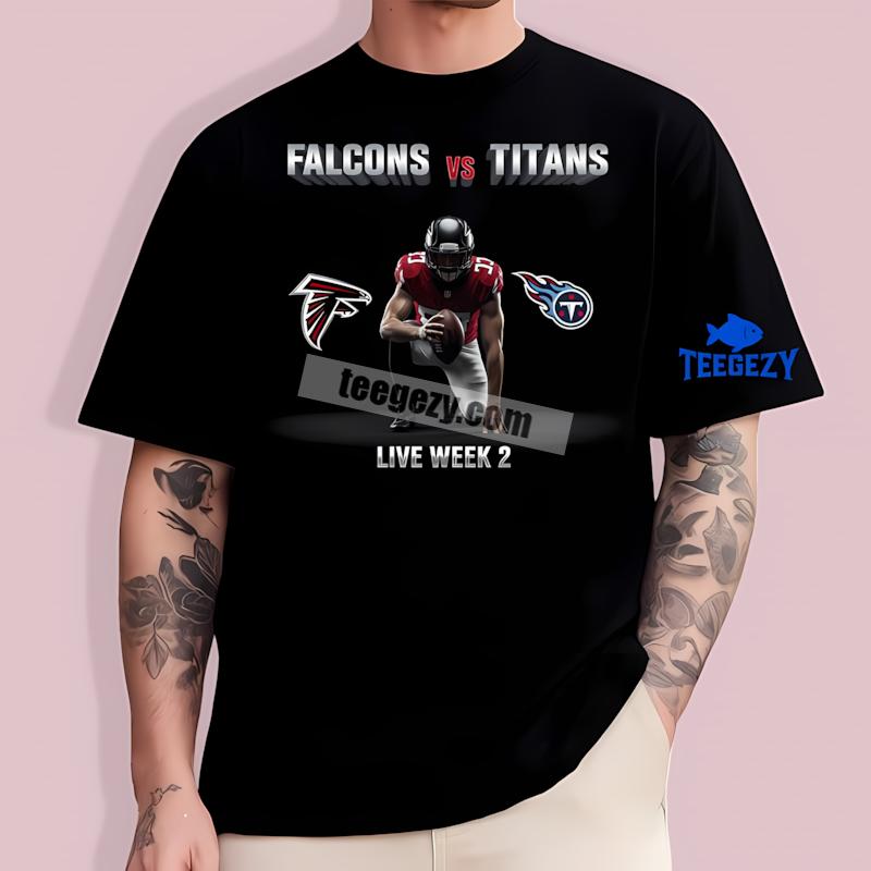 Falcons Vs Titans Preseason Week 2 Graphic Shirt