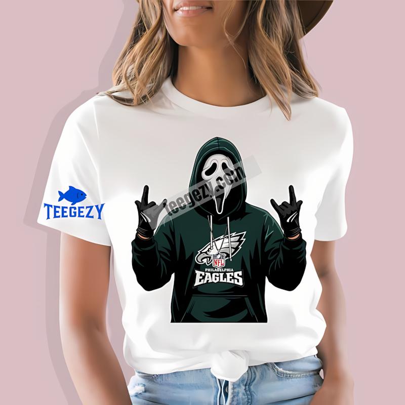 Ghostface Philadelphia Eagles Spooky Best T-Shirt For Men Ghostface Philadelphia Eagles Spooky Best T-Shirt For Men