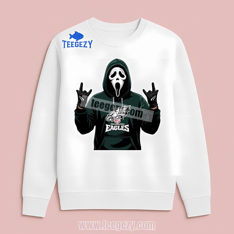 Ghostface Philadelphia Eagles Spooky Best Long Sleeve For Men Ghostface Philadelphia Eagles Spooky Best Long Sleeve For Men