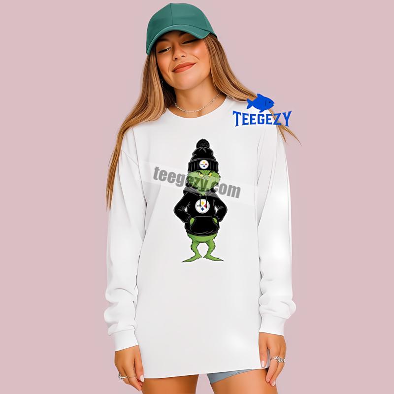Grinch In Pittsburgh SLong Sleevelers Sports Shirt Grinch In Pittsburgh SLong Sleevelers Sports Shirt