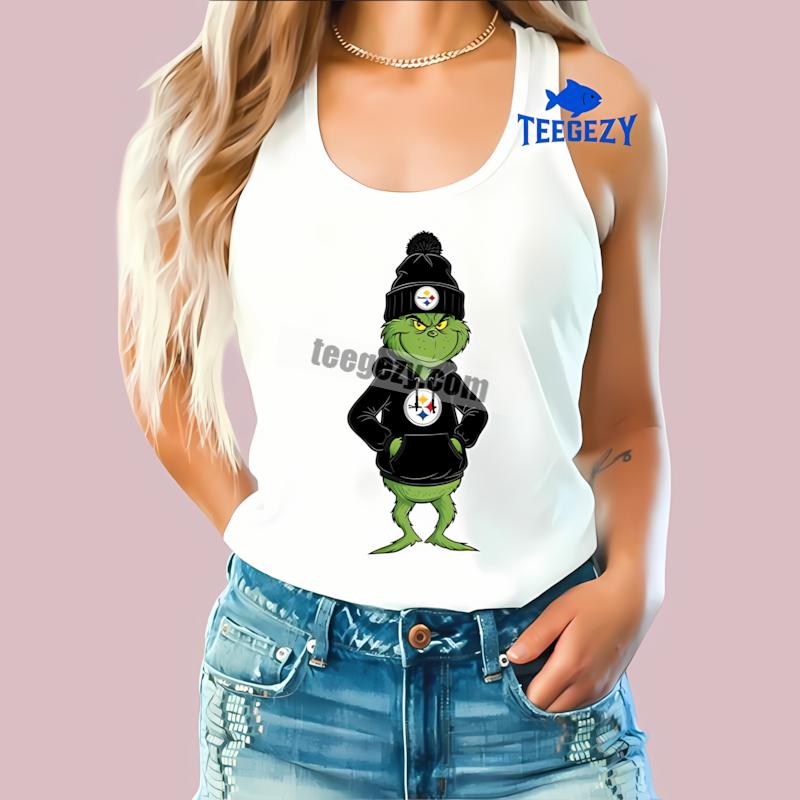 Grinch In Pittsburgh STanktoplers Sports Shirt Grinch In Pittsburgh STanktoplers Sports Shirt