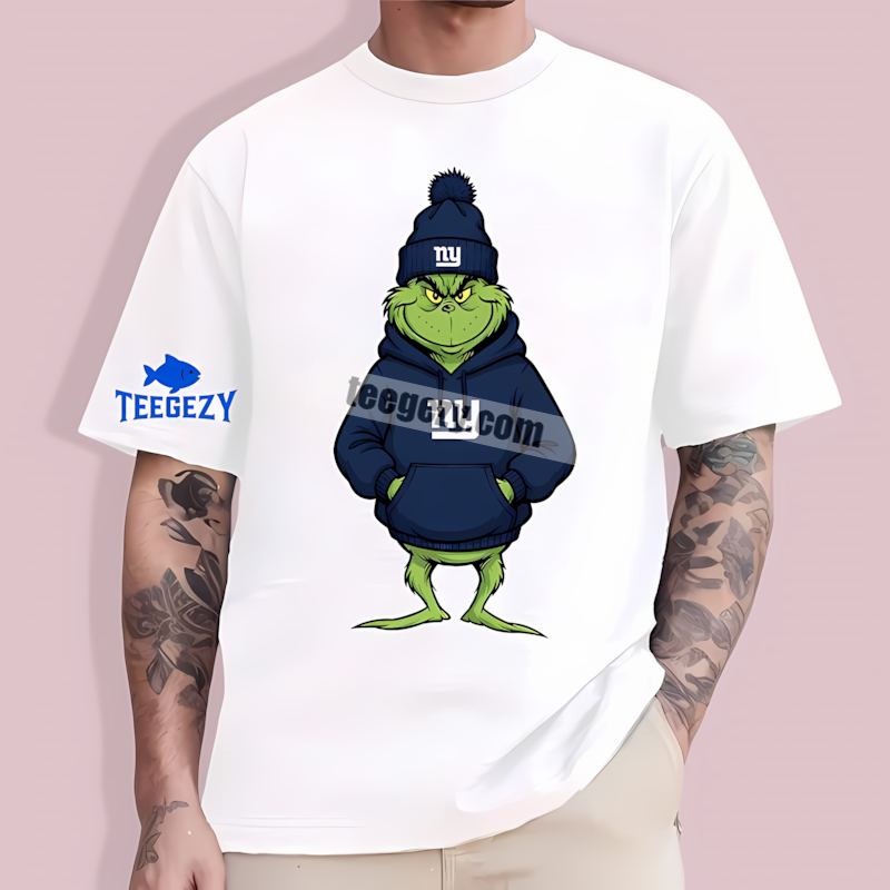 Grinch New York Giants Vintage Hoodie Grinch New York Giants Vintage Hoodie