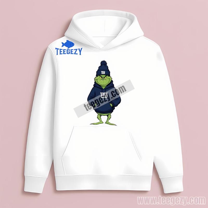 Grinch New York Giants Vintage Hoodie Grinch New York Giants Vintage Hoodie