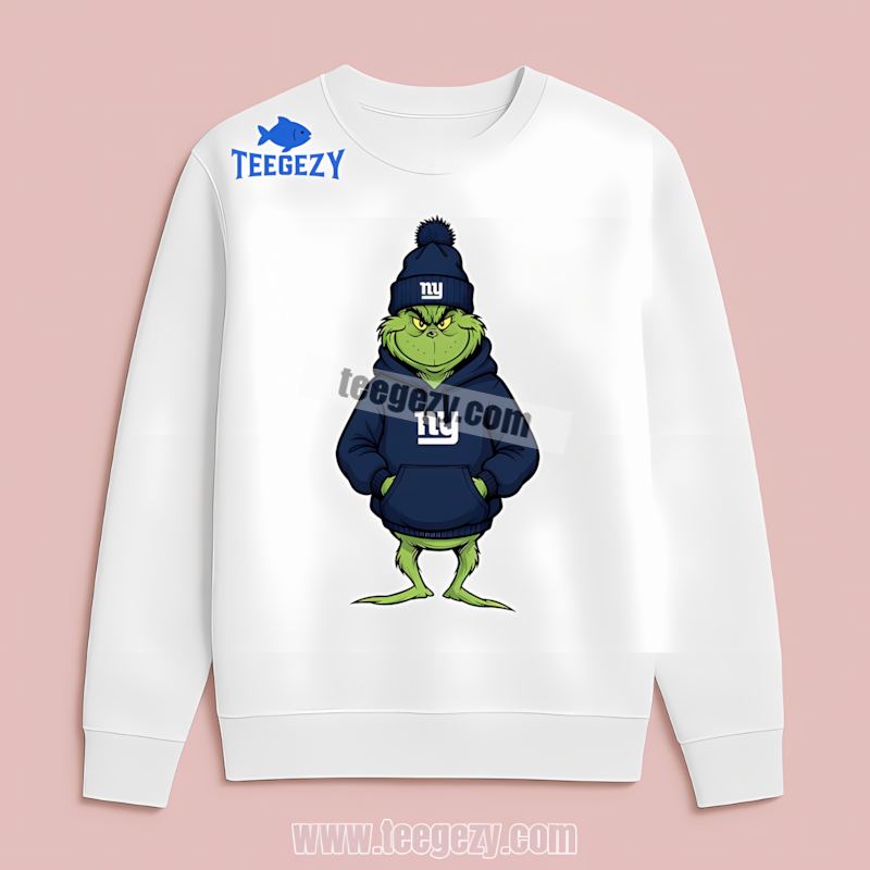 Grinch New York Giants Vintage Hoodie Grinch New York Giants Vintage Hoodie