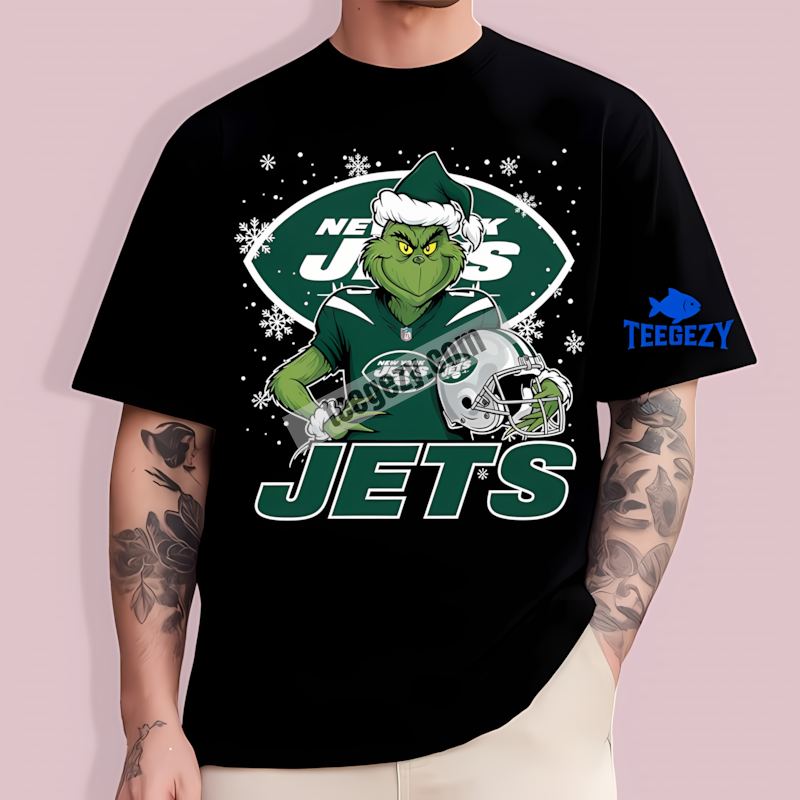 Grinch New York Jets Fan TT-Shirt Grinch New York Jets Fan TT-Shirt