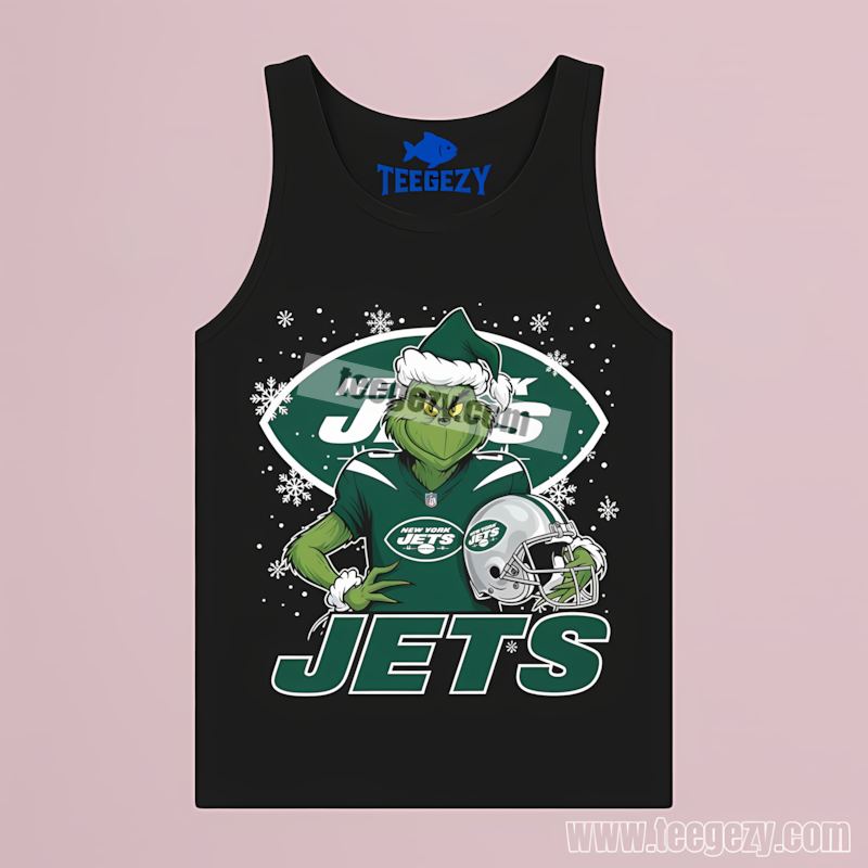 Grinch New York Jets Fan TTanktop Grinch New York Jets Fan TTanktop