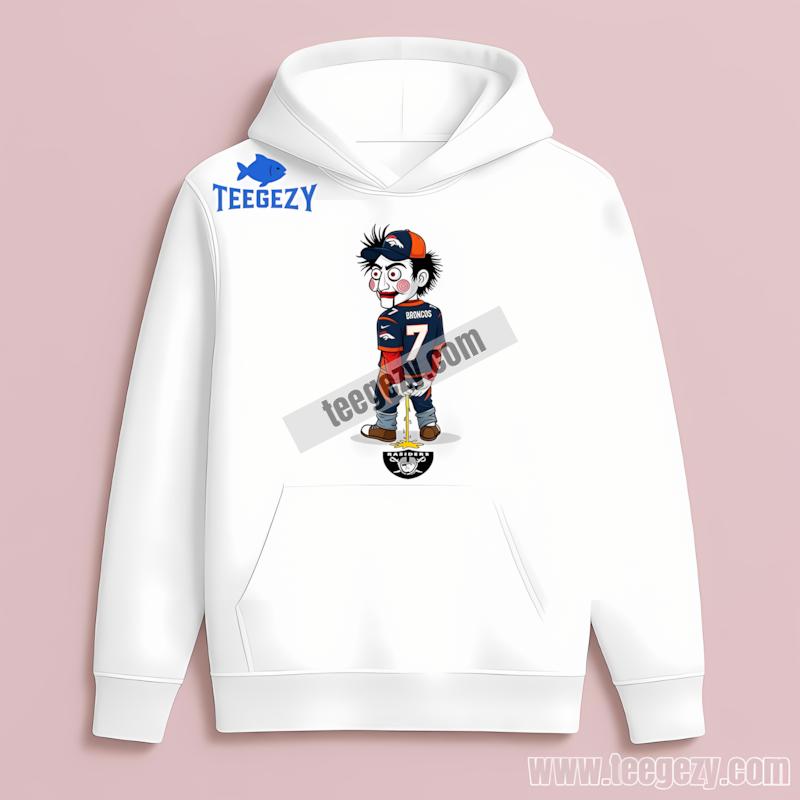 Halloween Denver Broncos Billy Puppet Raiders Rivalry Hoodie Halloween Denver Broncos Billy Puppet Raiders Rivalry Hoodie