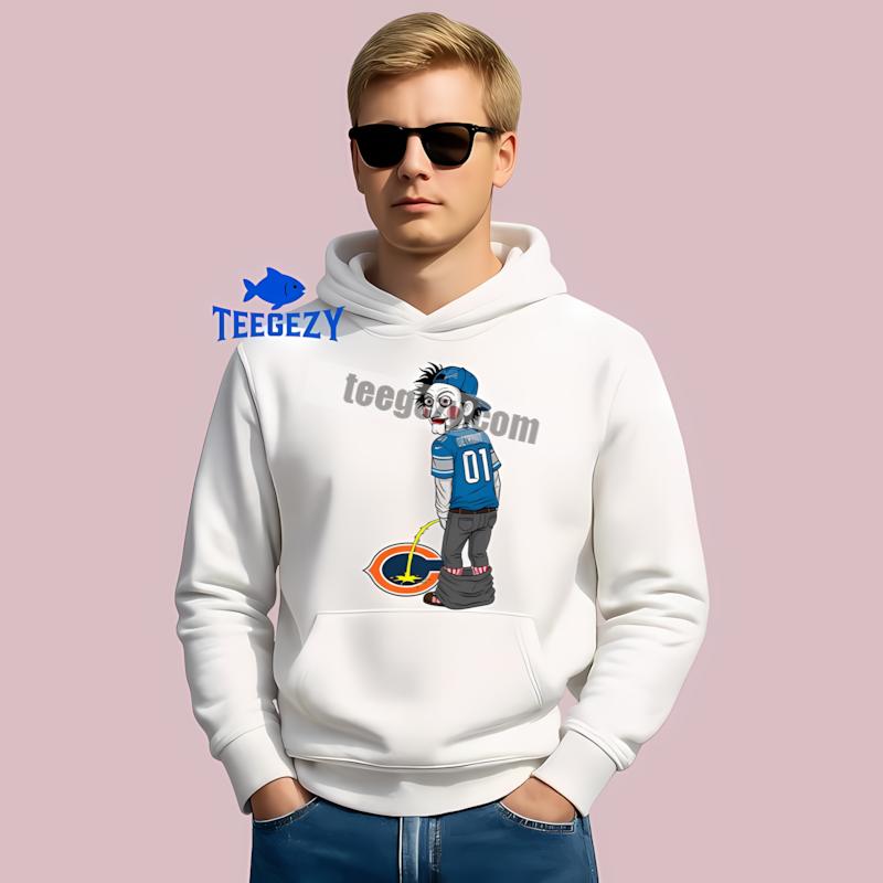 Halloween Detroit Lions Billy Puppet Bears Rivalry Hoodie Halloween Detroit Lions Billy Puppet Bears Rivalry Hoodie