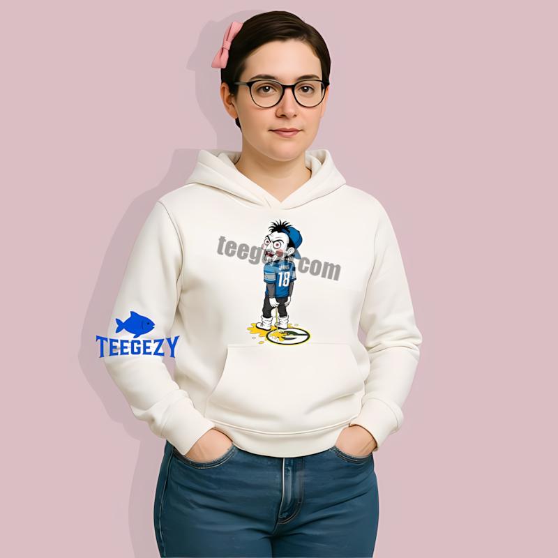 Halloween Detroit Lions Billy Puppet Packers Rivalry Hoodie Halloween Detroit Lions Billy Puppet Packers Rivalry Hoodie