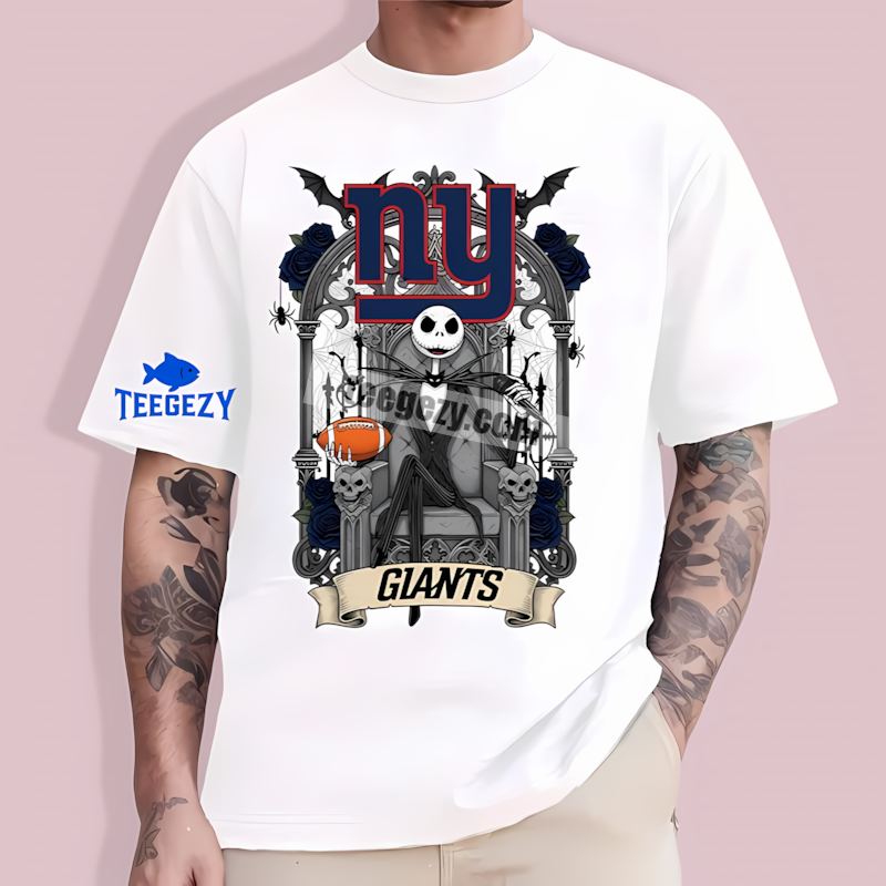 Jack Skellington New York Giants Personalized Hoodie Jack Skellington New York Giants Personalized Hoodie