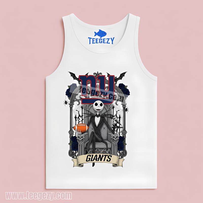 Jack Skellington New York Giants Unisex Fan Tanktop Jack Skellington New York Giants Unisex Fan Tanktop