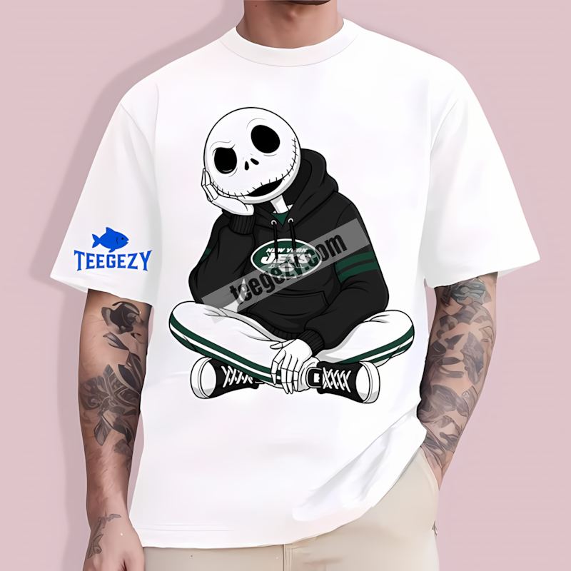 Jack Skellington New York Jets Hoodie All Day Comfort Jack Skellington New York Jets Hoodie All Day Comfort